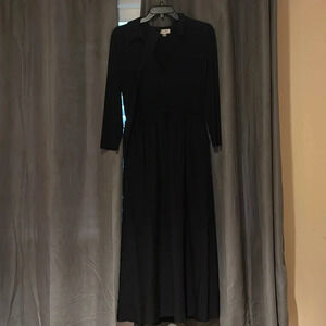 Calvin Klein Black Elegant contemporary midi dress Sz 10